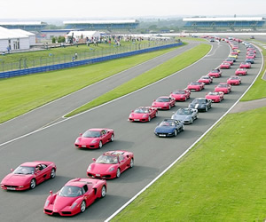 Largest Parade of Ferrari Cars