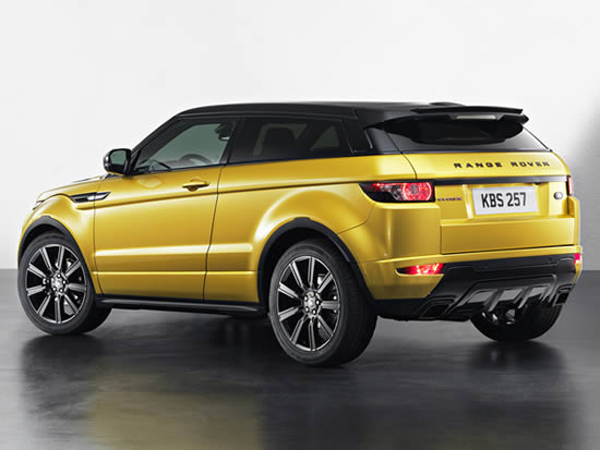 Range Rover Evoque Sicilian Yellow Photos