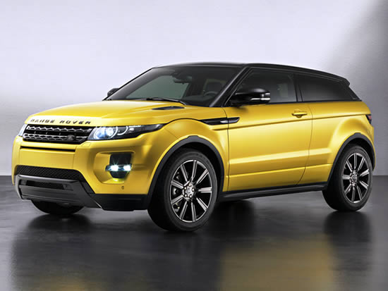 Range Rover Evoque Sicilian Yellow Pictures