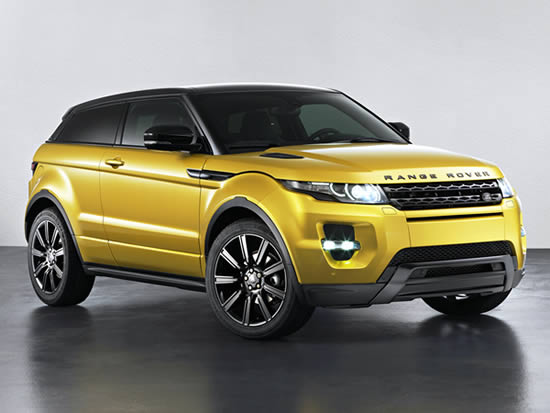 Range Rover Evoque Sicilian Yellow