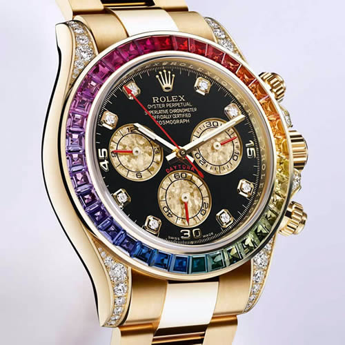 Rolex Daytona Rainbow Watch Pictures