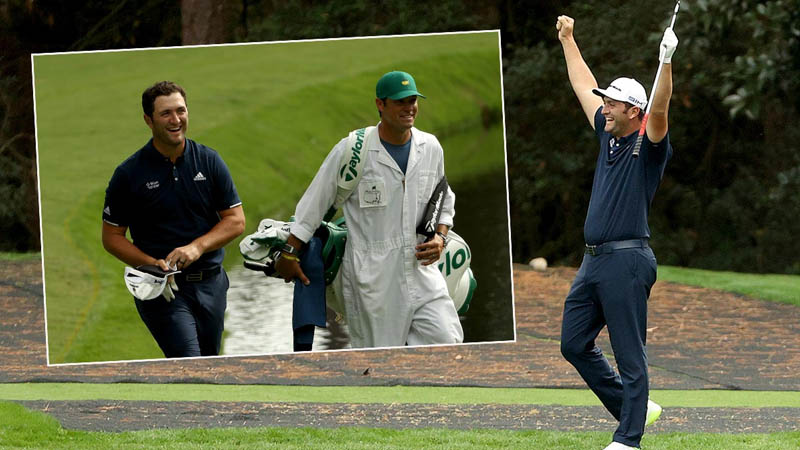  Jon Rahm skips ball across pond in amazing hole-in-one at the Masters