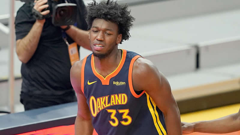  Warriors’ James Wiseman done for season after knee surgery