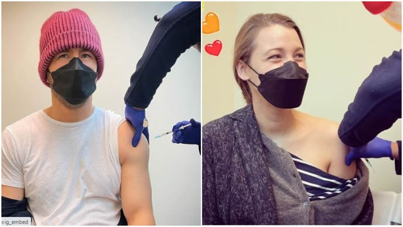  Ryan Reynolds and Blake Lively Got Their COVID-19 Vaccines, and Of Course There Was Some Trolling