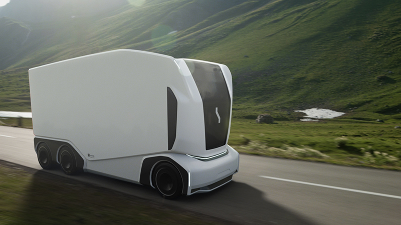  NEW SELF-DRIVING ELECTRIC TRUCK BY EINRIDE