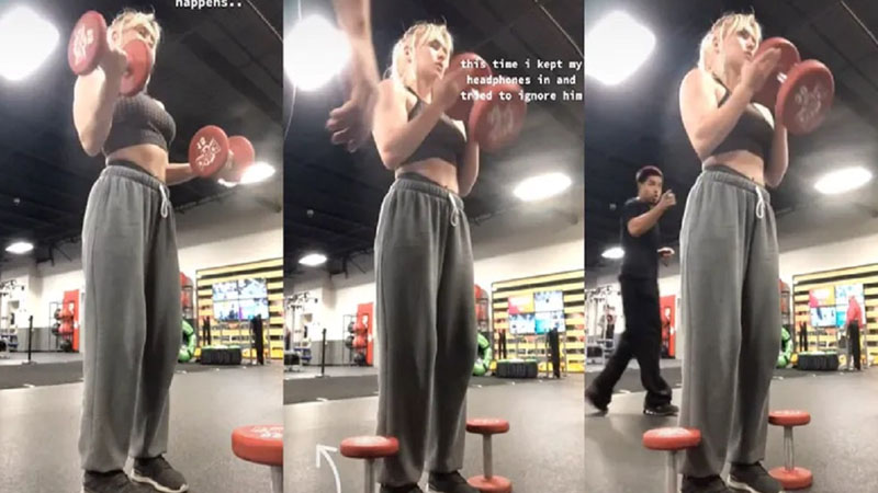  Woman Confronts Harasser at the Gym in a Dramatic Video