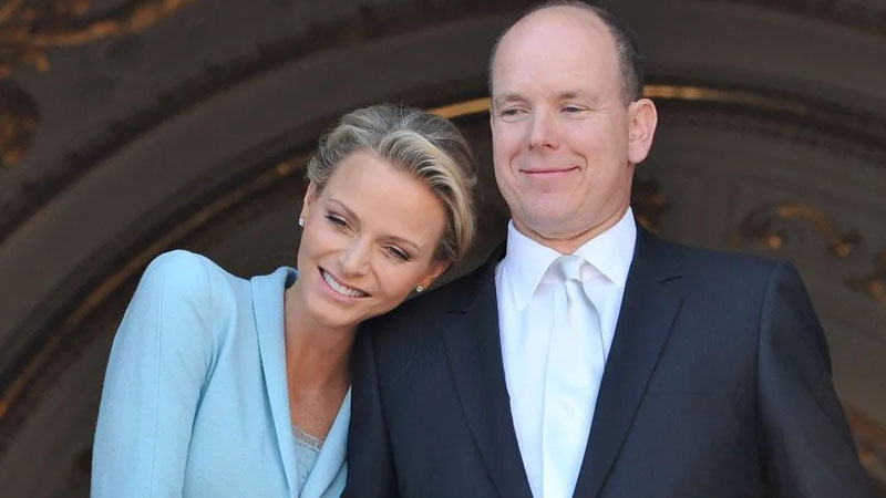  Princess Charlene was unable to attend a festive family outing with Prince Albert and their children