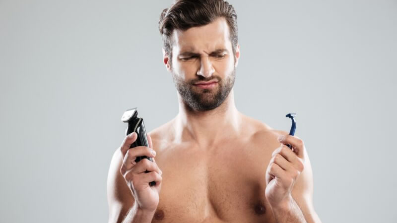 Men Remove Their Body Hair