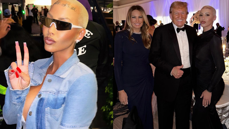  “I think it helps him more” Amber Rose Remains Unwavering in Support of Trump Despite Conviction