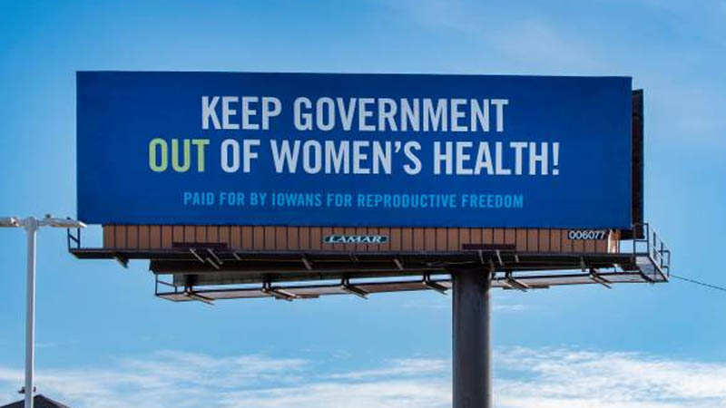 Billboard womens health