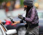 Russel Brand Snatching phone
