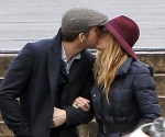 Blake Lively and Ryan Reynolds Passionate Kiss in Paris
