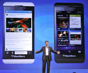 BlackBerry Launches Z10 looks like an iPhone
