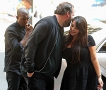 Kanye West's Blood Boils as pal plants kiss Pregnant Kim Kardashian
