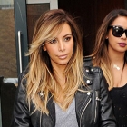  Kim Kardashian Pushes Baby North West in Stroller