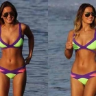  Sam Faiers and Joey Essex Wear Matching Neon Swimwear in Marbella