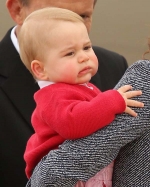 Prince George crying