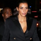  Kim Kardashian showing her cleavage on date night in NYC