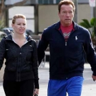  Arnold Schwarzenegger with girlfriend Heather Milligan in Los Angeles