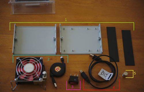 Desktop Plastic Project Case Box