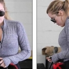  Khloe Kardashian Looking Hot in Pair of Skintight Leggings at Gym