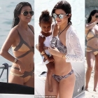 Kourtney Kardashian Kendall Jenner in St Barts