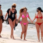 Holly Hagan Sizzles Tiny Pink Bikini Girls Trip