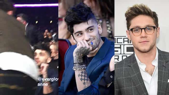 Zayn Malik and Niall Horan share handshake at AMAs after soloist's One Direction jibe