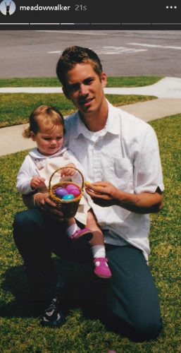 Paul Walkers Daughter Shares Unseen Photo Before His Fathers Death 