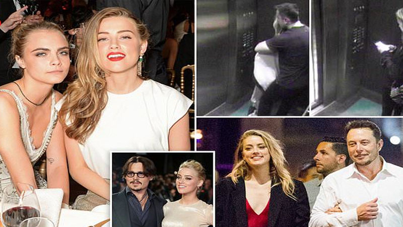  Amber Heard had ‘three-way affair’ while she was married to Johnny Depp