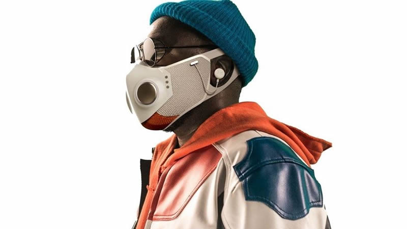 face Mask With Built-In Headphones