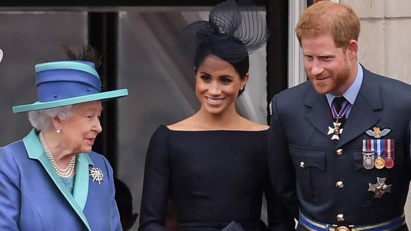 Queen , Meghan and Harry