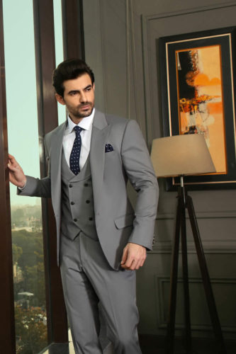 Custom Grey Business Suit 04