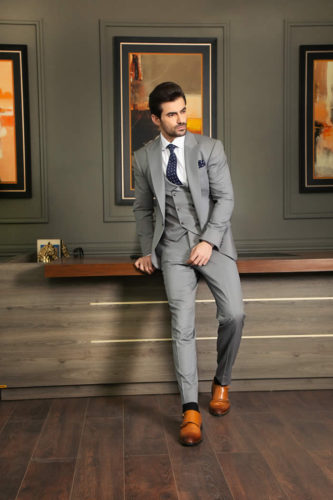 Custom Grey Business Suit