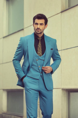 Custom Sky Blue Prom Suit 05
