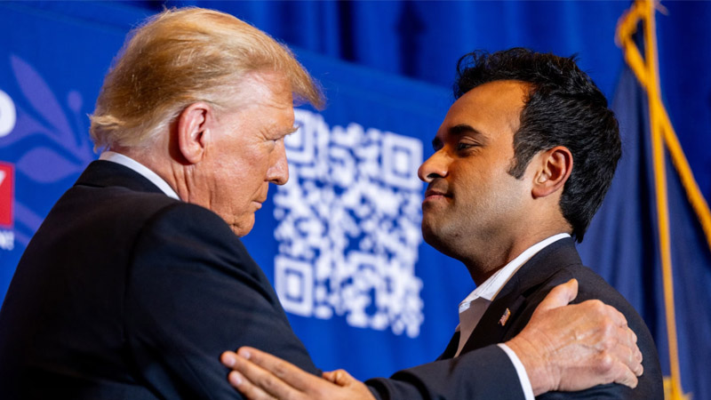 Vivek Ramaswamy and trump