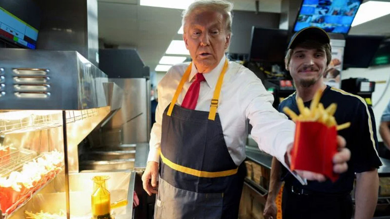 Donald Trump in McDonald’s