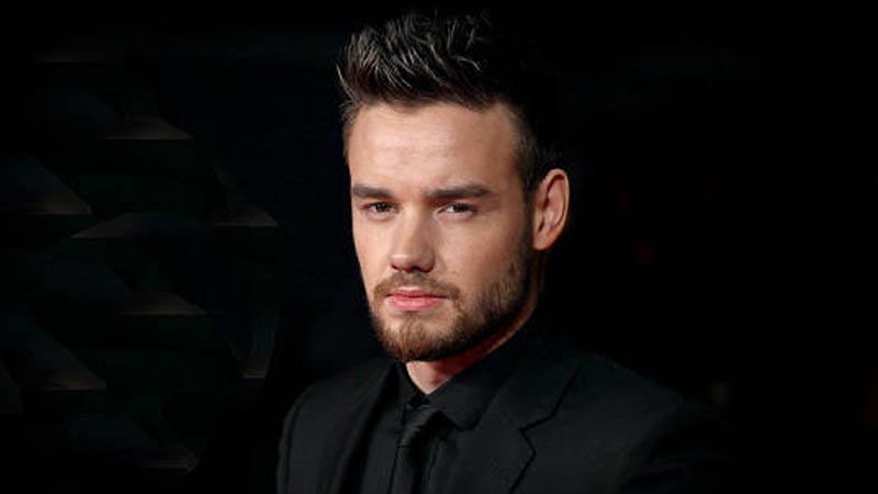 Liam Payne in black